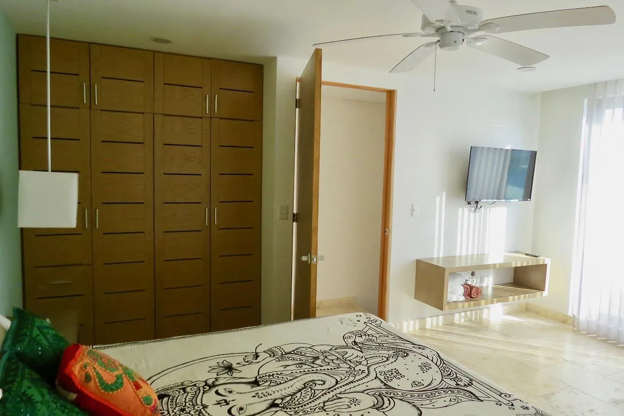 Apartment Ferienwohnung Anah Penthouse By Oceanfront Playa del Carmen Mexiko